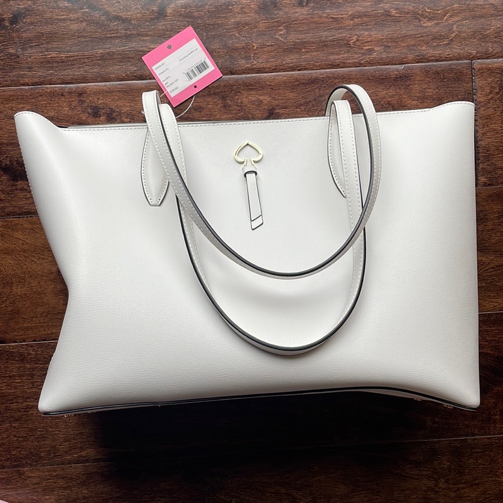 Kate Spade White Adel Large Tote